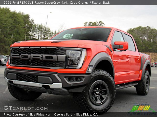 2021 Ford F150 SVT Raptor SuperCrew 4x4 in Code Orange