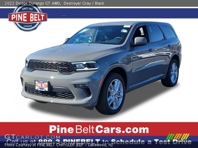 2022 Dodge Durango GT AWD in Destroyer Gray