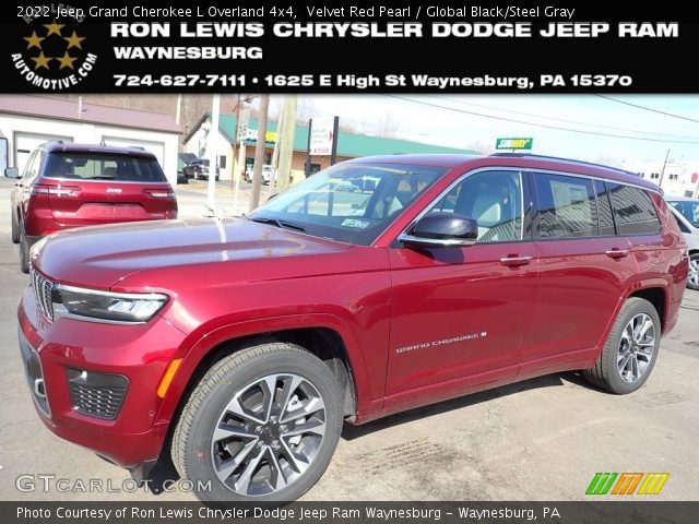 2022 Jeep Grand Cherokee L Overland 4x4 in Velvet Red Pearl
