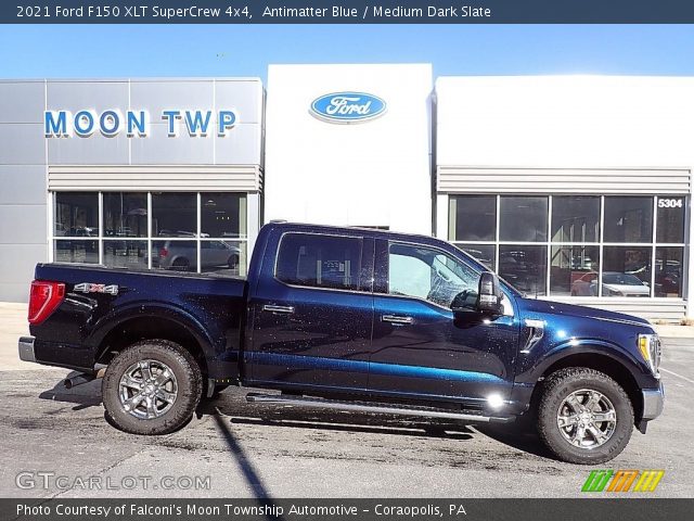 2021 Ford F150 XLT SuperCrew 4x4 in Antimatter Blue