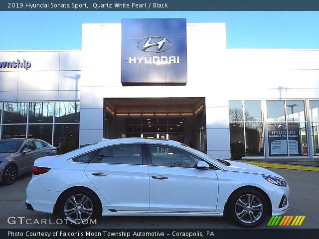2019 Hyundai Sonata Sport in Quartz White Pearl