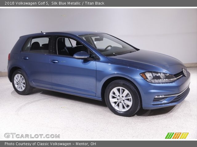 2018 Volkswagen Golf S in Silk Blue Metallic