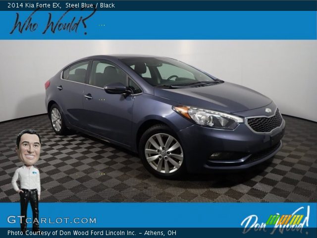 2014 Kia Forte EX in Steel Blue