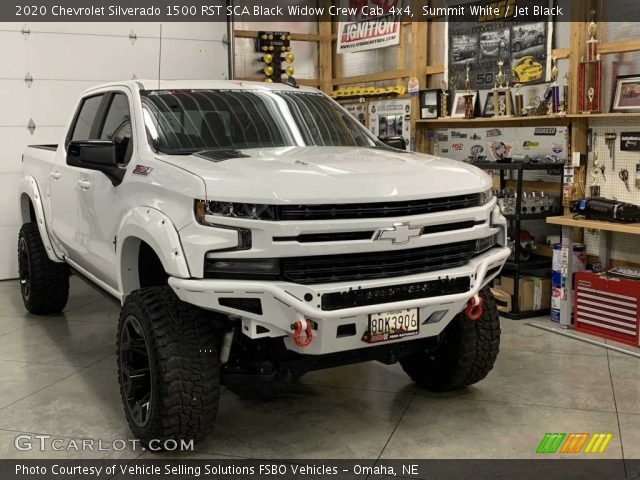 2020 Chevrolet Silverado 1500 RST SCA Black Widow Crew Cab 4x4 in Summit White