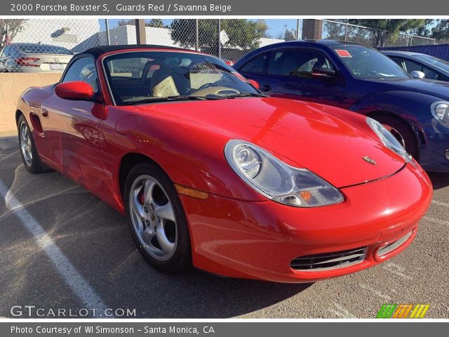2000 Porsche Boxster S in Guards Red