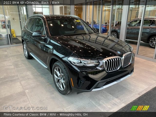 2022 BMW X3 xDrive30i in Black