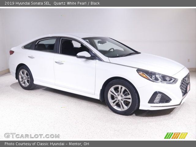 2019 Hyundai Sonata SEL in Quartz White Pearl