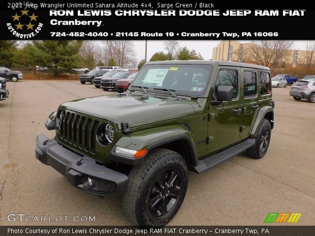 2022 Jeep Wrangler Unlimited Sahara Altitude 4x4 in Sarge Green