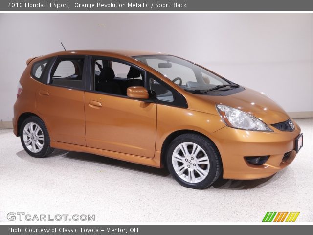 2010 Honda Fit Sport in Orange Revolution Metallic