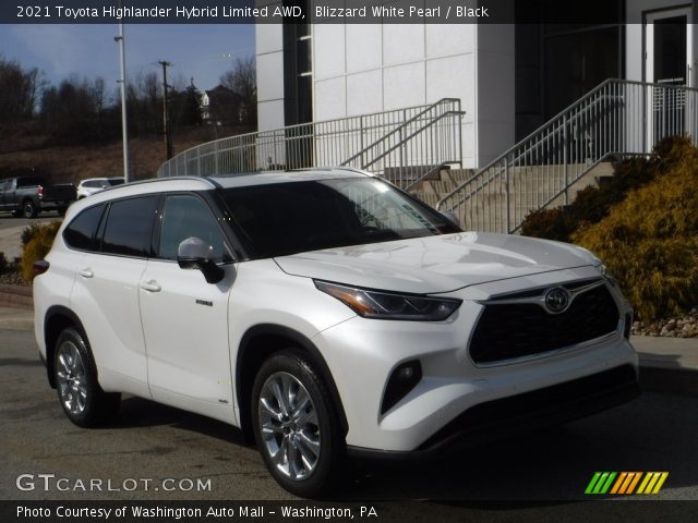 2021 Toyota Highlander Hybrid Limited AWD in Blizzard White Pearl