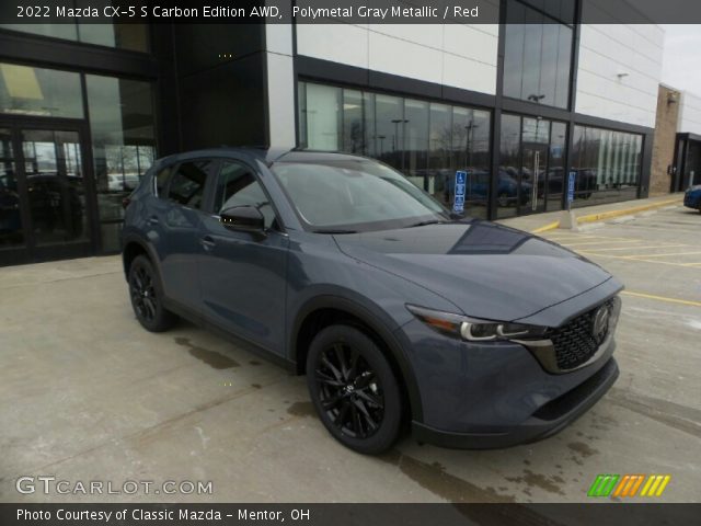 2022 Mazda CX-5 S Carbon Edition AWD in Polymetal Gray Metallic