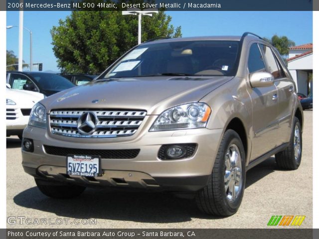 2006 Mercedes-Benz ML 500 4Matic in Desert Silver Metallic