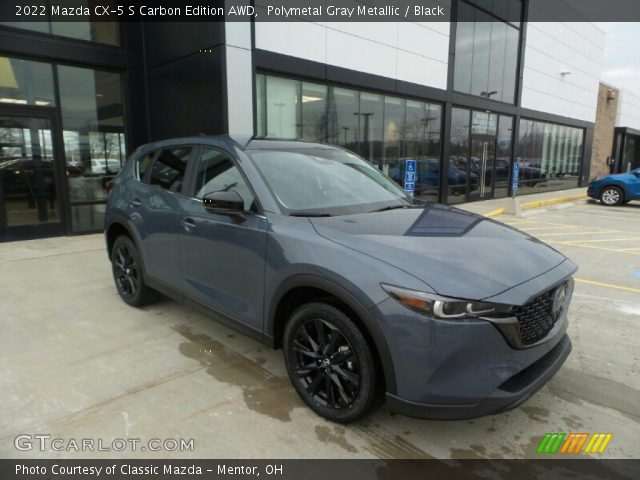 2022 Mazda CX-5 S Carbon Edition AWD in Polymetal Gray Metallic