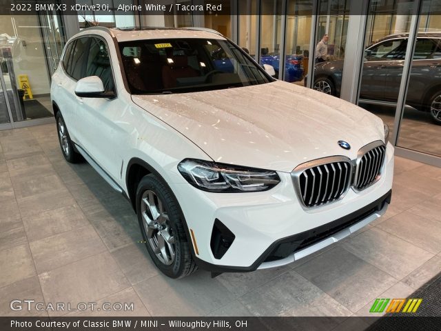 2022 BMW X3 xDrive30i in Alpine White