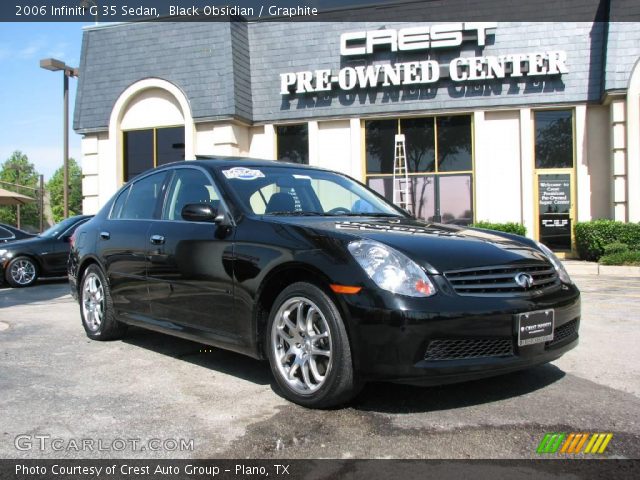 2006 Infiniti G 35 Sedan in Black Obsidian