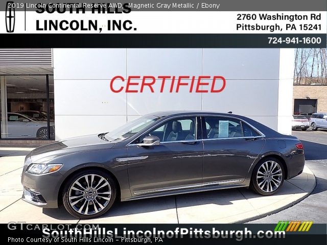 2019 Lincoln Continental Reserve AWD in Magnetic Gray Metallic