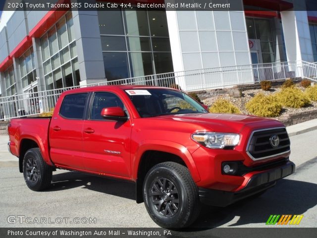 2020 Toyota Tacoma SR5 Double Cab 4x4 in Barcelona Red Metallic