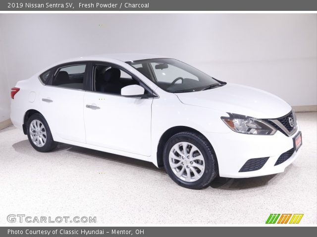 2019 Nissan Sentra SV in Fresh Powder