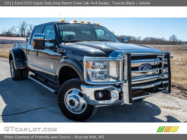 2011 Ford F350 Super Duty King Ranch Crew Cab 4x4 Dually in Tuxedo Black