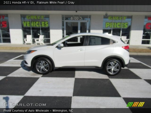 2021 Honda HR-V EX in Platinum White Pearl