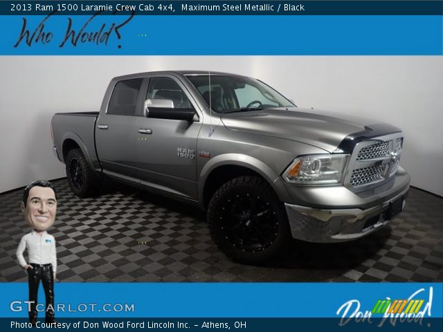 2013 Ram 1500 Laramie Crew Cab 4x4 in Maximum Steel Metallic