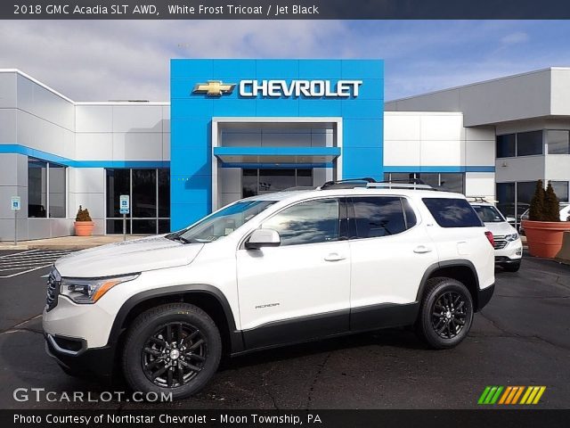 2018 GMC Acadia SLT AWD in White Frost Tricoat