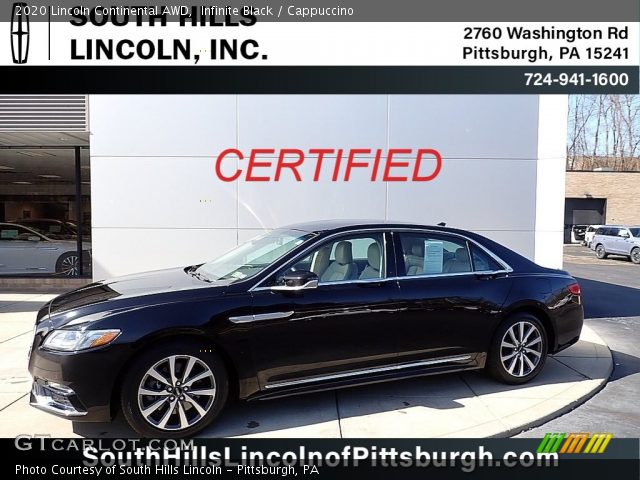 2020 Lincoln Continental AWD in Infinite Black