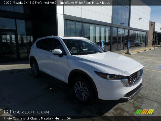 2022 Mazda CX-5 S Preferred AWD in Snowflake White Pearl Mica