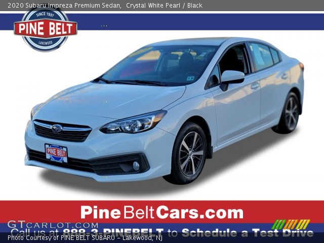 2020 Subaru Impreza Premium Sedan in Crystal White Pearl