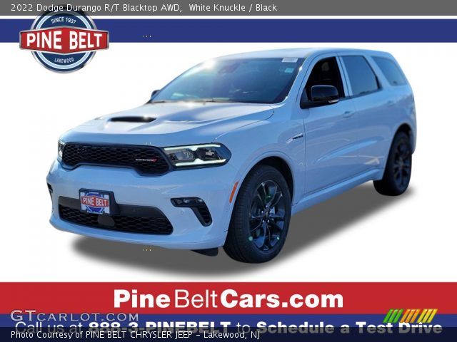 2022 Dodge Durango R/T Blacktop AWD in White Knuckle