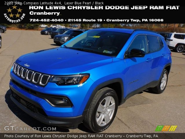2022 Jeep Compass Latitude 4x4 in Laser Blue Pearl