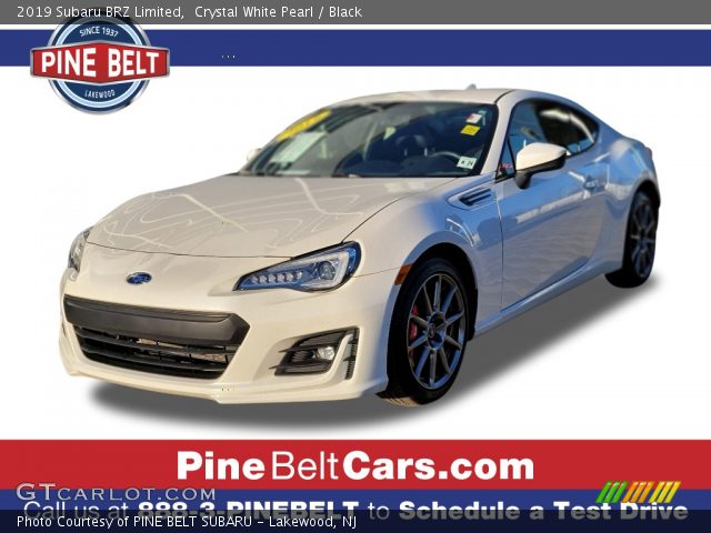 2019 Subaru BRZ Limited in Crystal White Pearl