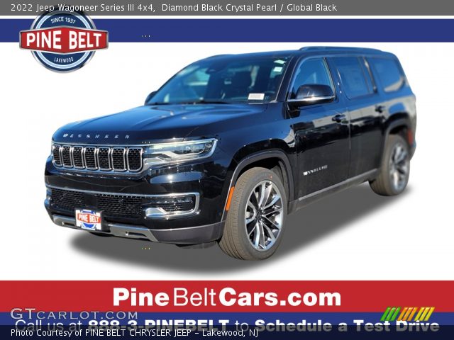 2022 Jeep Wagoneer Series III 4x4 in Diamond Black Crystal Pearl