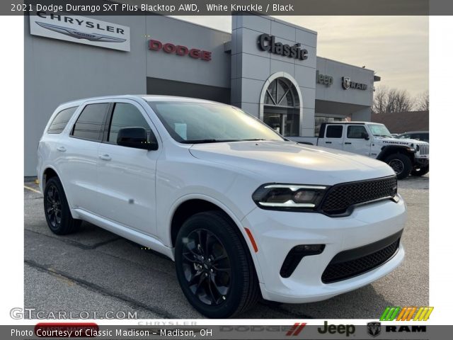 2021 Dodge Durango SXT Plus Blacktop AWD in White Knuckle