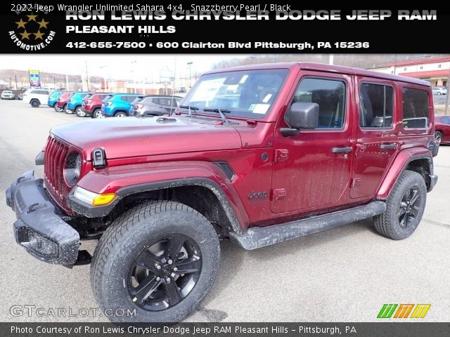 2022 Jeep Wrangler Unlimited Sahara 4x4 in Snazzberry Pearl