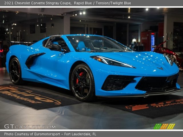 2021 Chevrolet Corvette Stingray Coupe in Rapid Blue