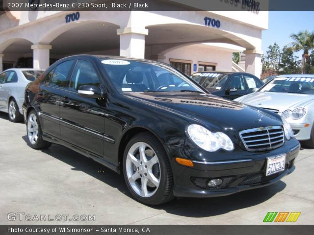 2007 Mercedes-Benz C 230 Sport in Black