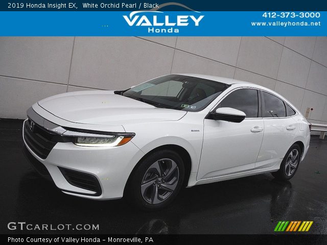 2019 Honda Insight EX in White Orchid Pearl