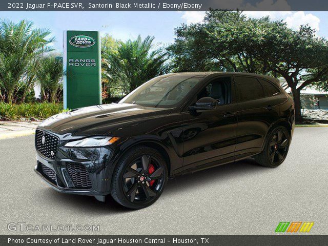 2022 Jaguar F-PACE SVR in Santorini Black Metallic