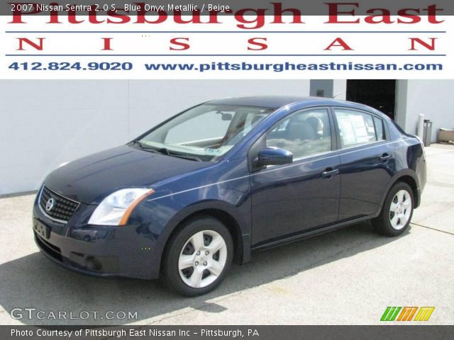 2007 Nissan Sentra 2.0 S in Blue Onyx Metallic