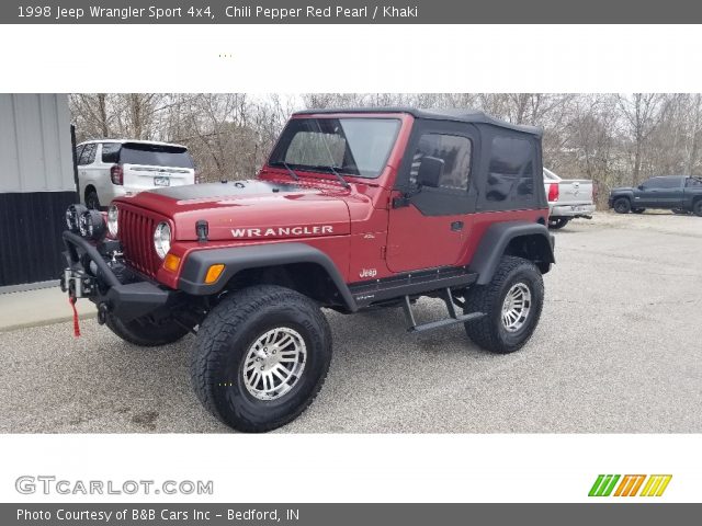 1998 Jeep Wrangler Sport 4x4 in Chili Pepper Red Pearl