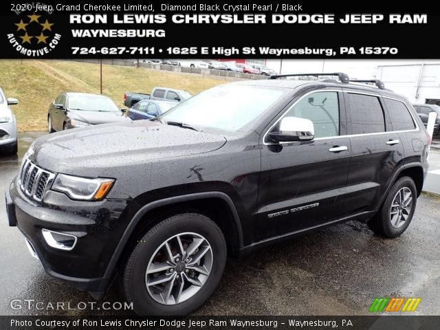 2020 Jeep Grand Cherokee Limited in Diamond Black Crystal Pearl