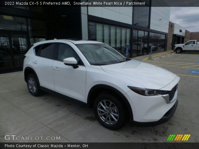2022 Mazda CX-5 S Preferred AWD in Snowflake White Pearl Mica
