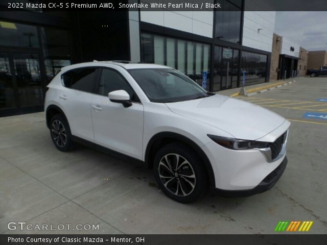 2022 Mazda CX-5 S Premium AWD in Snowflake White Pearl Mica
