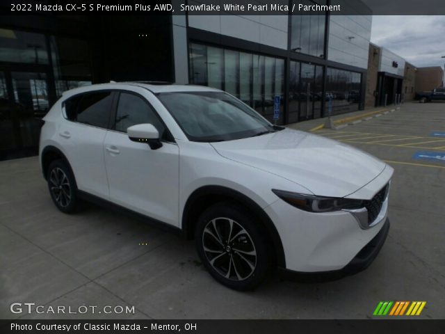 2022 Mazda CX-5 S Premium Plus AWD in Snowflake White Pearl Mica