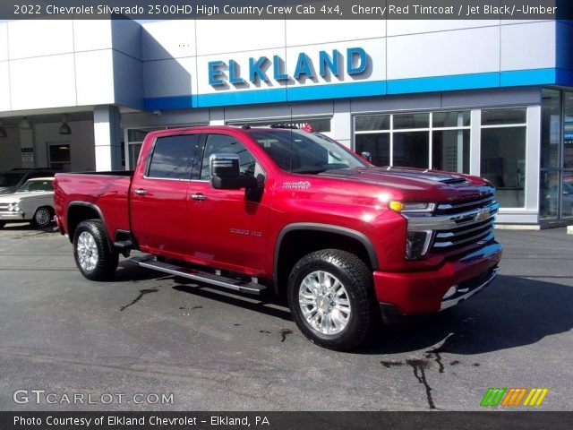 2022 Chevrolet Silverado 2500HD High Country Crew Cab 4x4 in Cherry Red Tintcoat