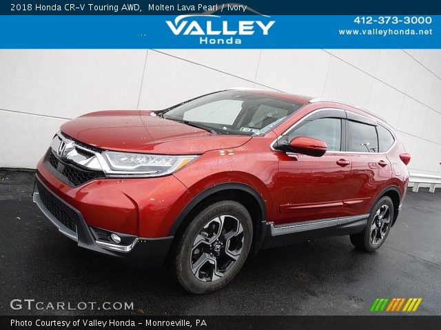 2018 Honda CR-V Touring AWD in Molten Lava Pearl