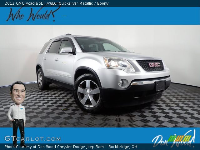 2012 GMC Acadia SLT AWD in Quicksilver Metallic