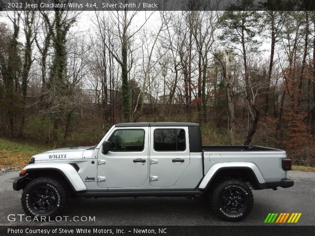 2022 Jeep Gladiator Willys 4x4 in Silver Zynith