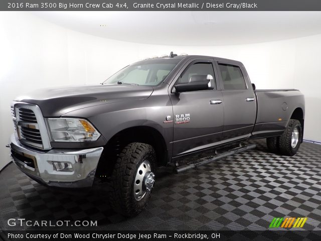 2016 Ram 3500 Big Horn Crew Cab 4x4 in Granite Crystal Metallic